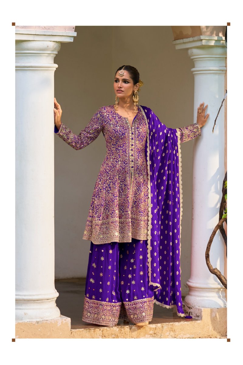Rakul By Gulkayra Real Georgette Embroidery Readymade Suits